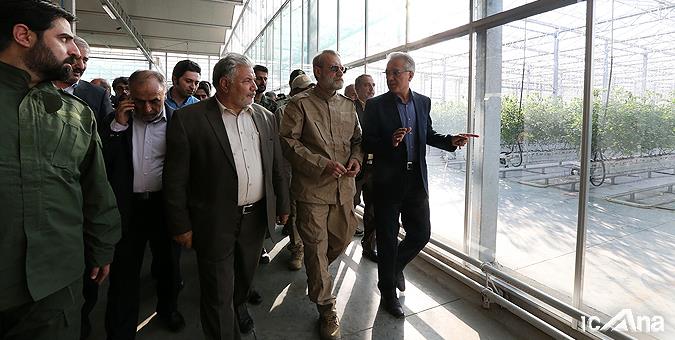 بازدید دکتر لاریجانی از یک مجتمع گلخانه ای در منطقه آزاد اقتصادی ارس بازدید دکتر لاریجانی از یک مجتمع گلخانه ای در منطقه آزاد اقتصادی ارس